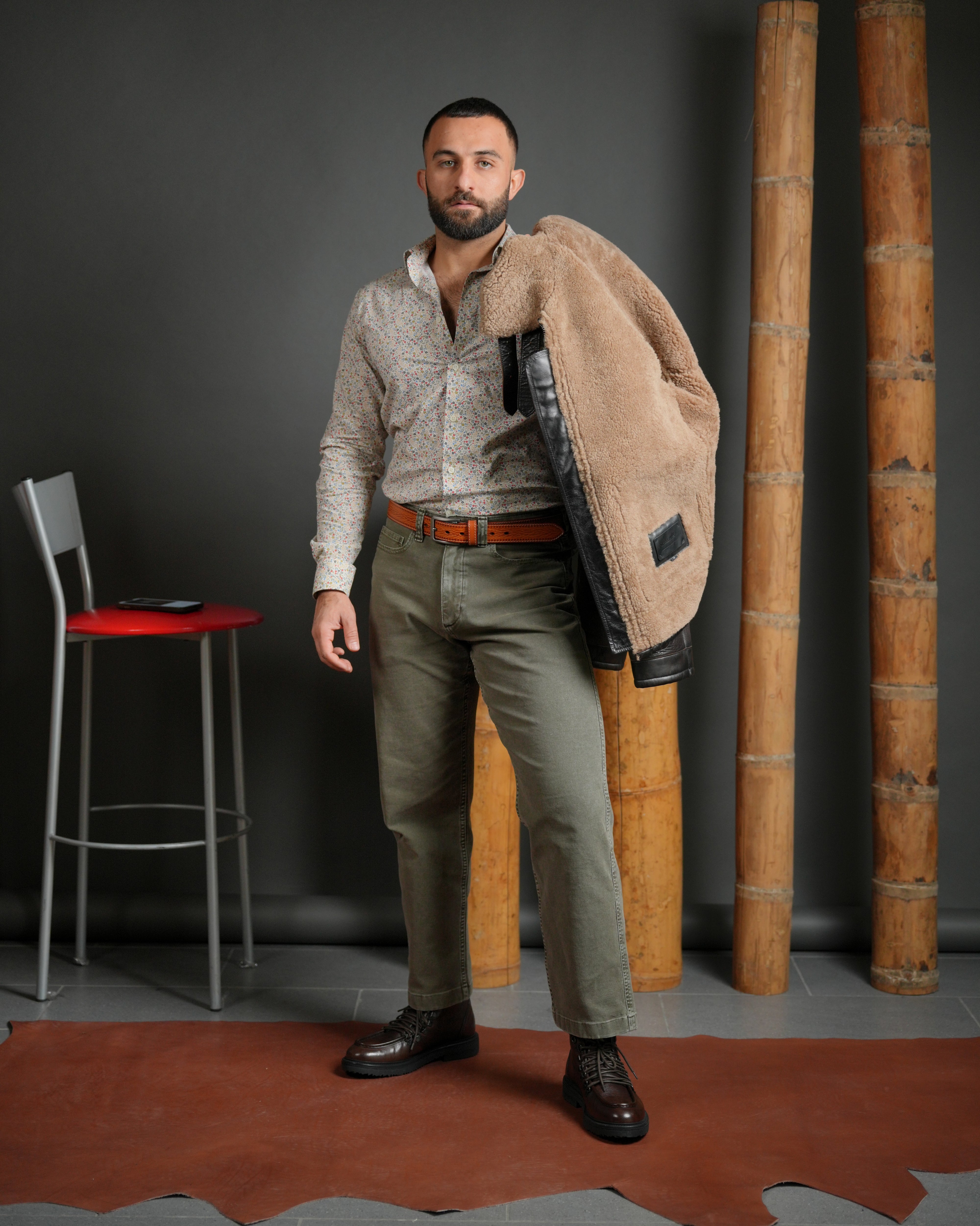 Giacca SHALAPI Capri Supreme Shearling in vera pelle di cavallo