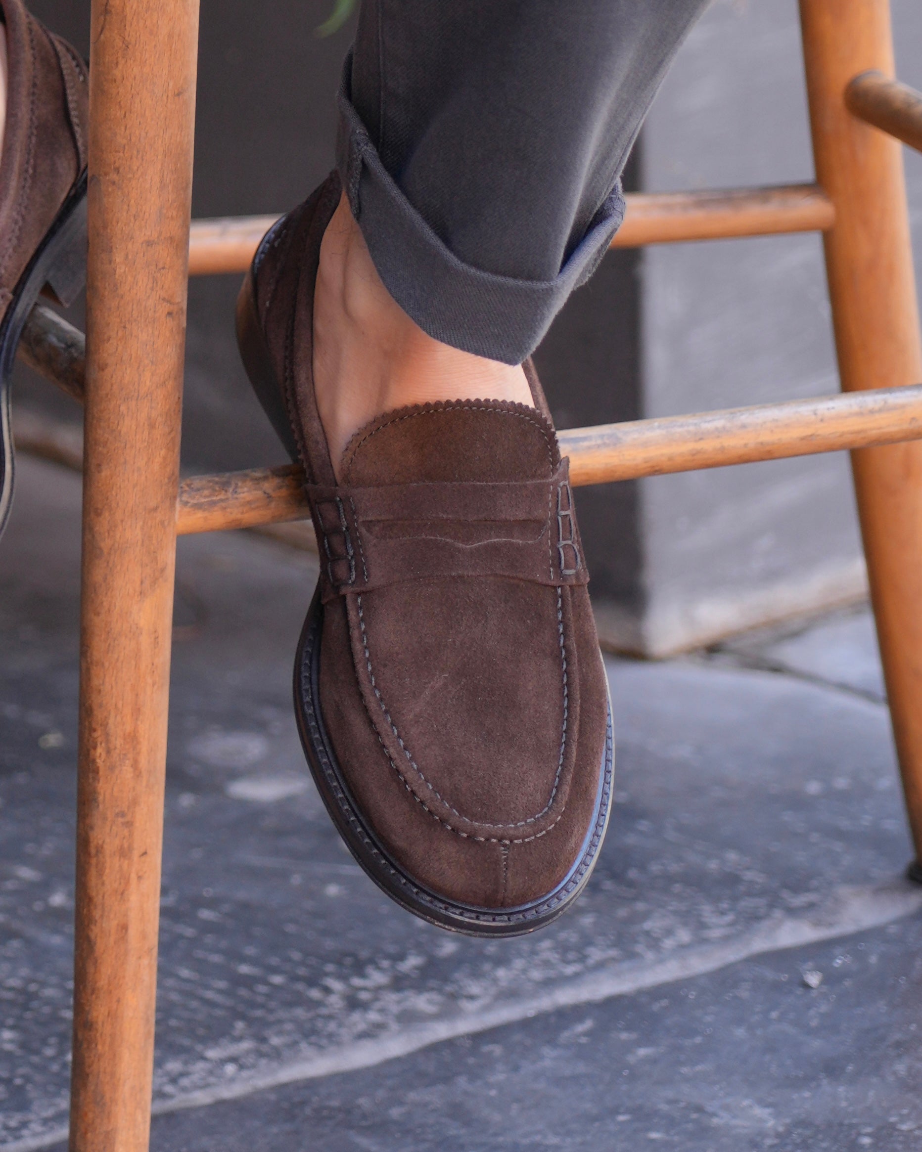 Mocasines SHALAPI Matera 1.1 para hombre en ante marrón