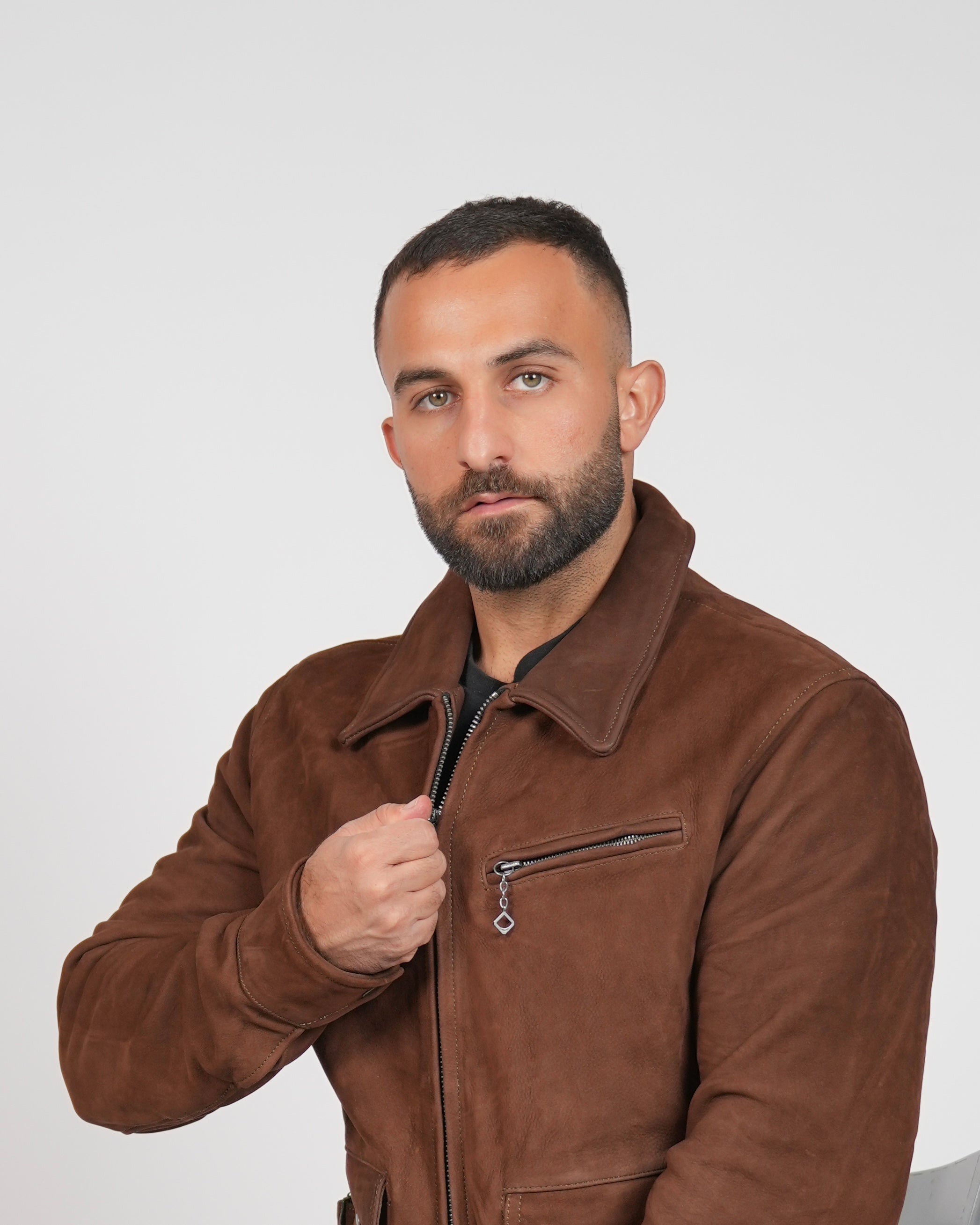 SHALAPI Modena Nubuck Calfskin Jacket