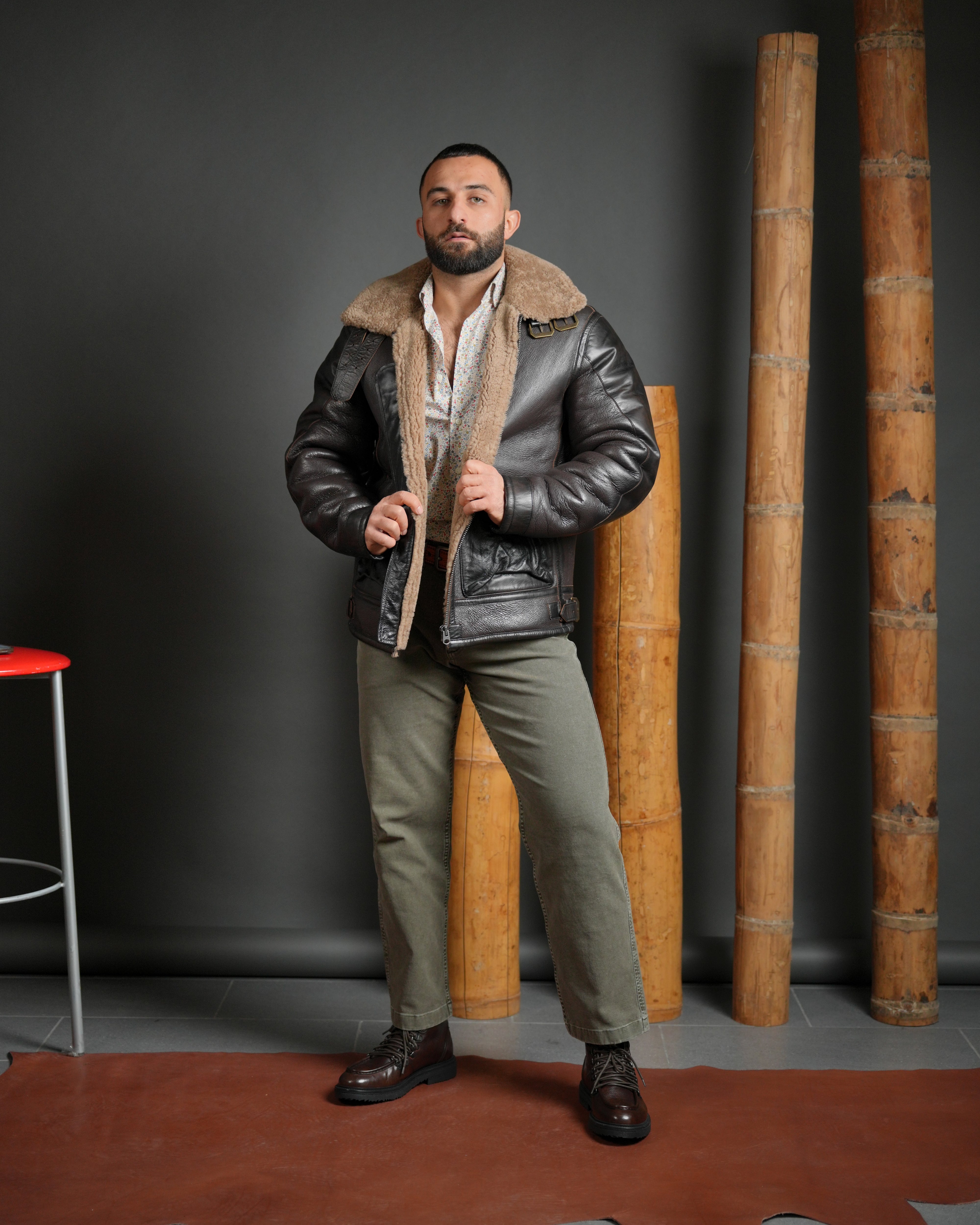 Giacca SHALAPI Capri Supreme Shearling in vera pelle di cavallo